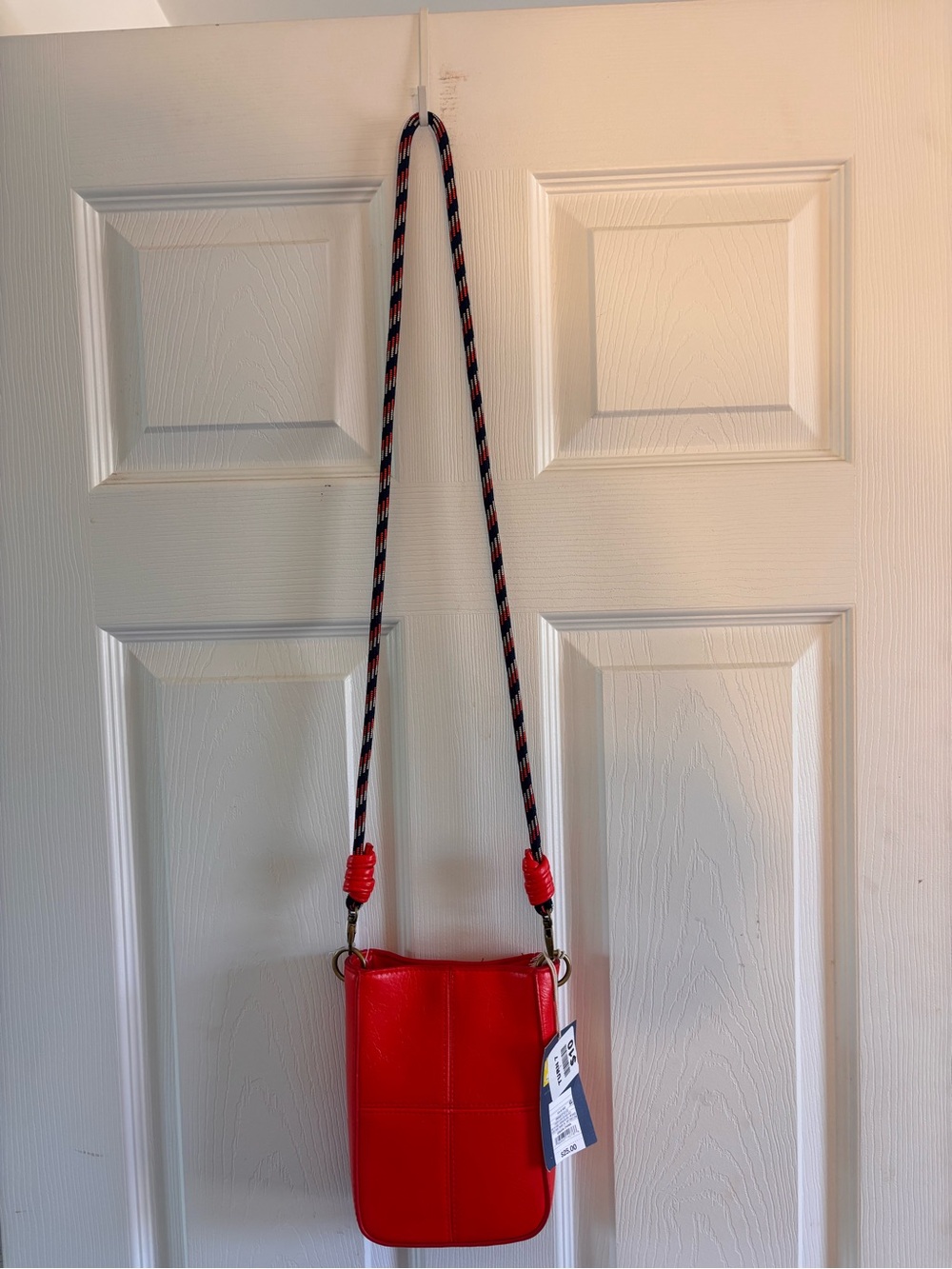 Red Crossbody Bag with Braided Strap - Universal Thread